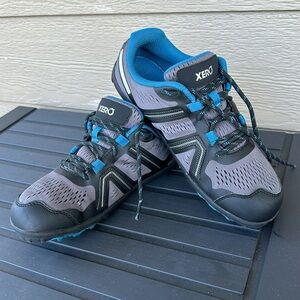XERO SHOES Mesa Trail Womesns Size US 8.5 Blue Black Hiking Running Minimalist